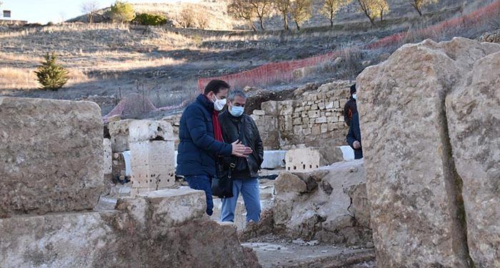 La Diputación de Cuenca invertirá 170.000 euros para cubrir y poner en valor los mosaicos de las termas en Valeria 1 La Diputación de Cuenca invertirá 170.000 euros para cubrir y poner en valor los mosaicos de las termas en Valeria