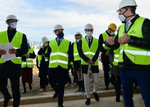 La fábrica de Mixer en el Polígono SI-20 de Cabanillas encara la recta final de su construcción