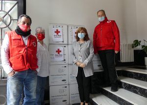 La Subdelegación del Gobierno de Guadalajara distribuye una nueva remesa de 58.000 mascarillas para ayuntamientos y entidades sociales