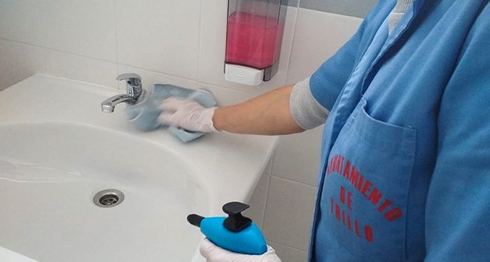 Limpieza colegio covid