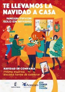 Navidad en compañía. Ningún mayor sólo en Navidad 2020