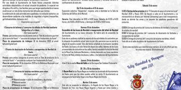Navidad Especial Huete 2020. Programa de actividades