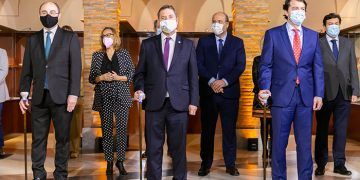 Page, Mañueco y Lambán proponen un acceso nacional a la información sanitaria y urgen la convocatoria de la Conferencia de Presidentes para conocer el reparto de los Fondos UE