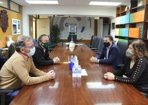 Primera toma de contacto entre la presidenta de CEOE-Cepyme Guadalajara con el nuevo presidente de APAG