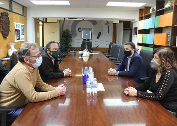 Primera toma de contacto entre la presidenta de CEOE-Cepyme Guadalajara con el nuevo presidente de APAG