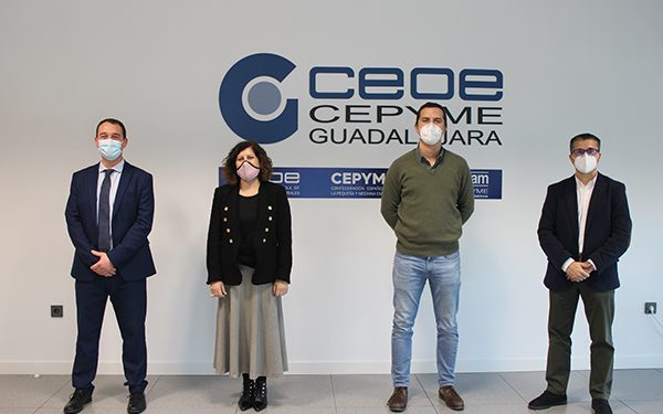 CEOE-Cepyme Guadalajara e Ilunion Facility Services firman un convenio de colaboración