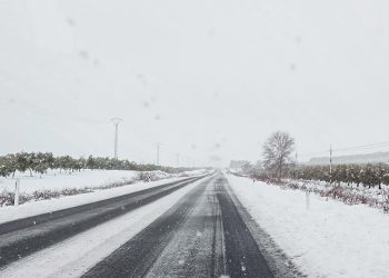 Cortados al tráfico por el hielo los puertos de Valdemeca y el Cubido, en Cuenca, y la CM-2113 en Saelices de la Sal en Guadalajara