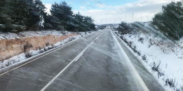 Cuenca ha registrado durante la noche del jueves 26 incidencias a causa de la nieve y Guadalajara sólo seis