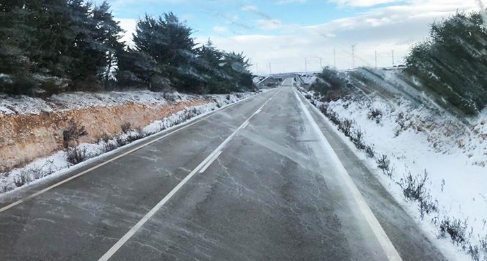Cuenca ha registrado durante la noche del jueves 26 incidencias a causa de la nieve y Guadalajara sólo seis