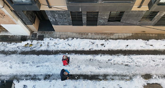 Deja de ser obligatorio el uso de cadenas en Guadalajara, salvo en las calles en las que sean necesarias por la presencia de nieve y hielo