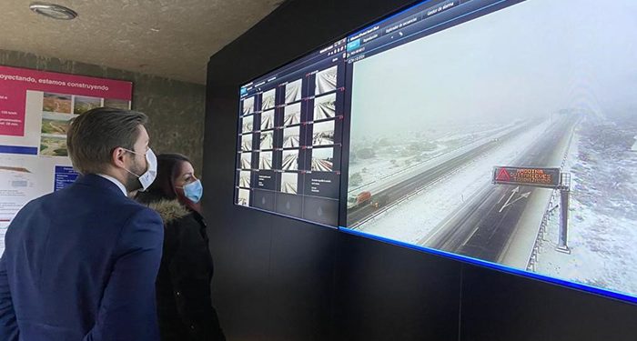 Dos terceras partes de la Red Regional de Carreteras se ven afectadas por el temporal ‘Filomena’