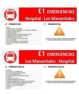 El Ayuntamiento de Guadalajara suspende el servicio público de autobús y habilitará dos únicas líneas de emergencia con el Hospital y RENFE como cabeceras, cuando la calzada lo permita