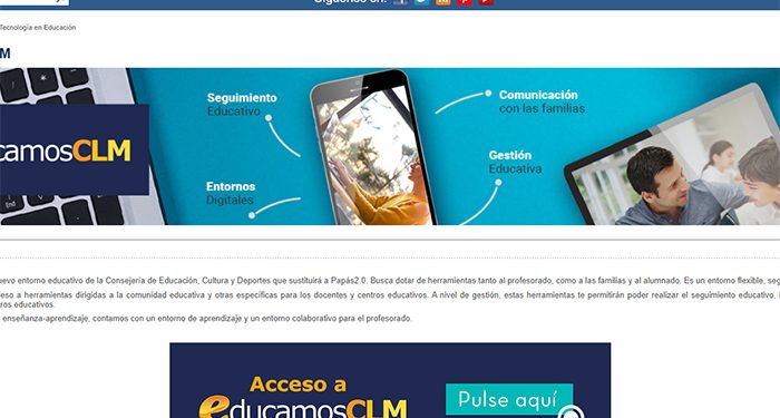 El Gobierno regional forma a lo largo del primer trimestre de este curso a más de 9.200 docentes en el uso y el manejo de la nueva plataforma ‘Educamos CLM’