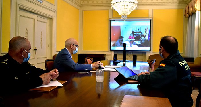 El subdelegado del Gobierno en Cuenca preside la reunión del Centro de Coordinación Operativa Provincial para el control y seguimiento de las restricciones Nivel 3 reforzado