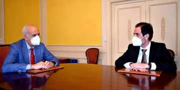 El subdelegado del Gobierno en Cuenca recibe al nuevo vicerrector del campus conquense de la UCLM