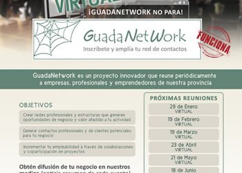 Guadanetwork prepara seis nuevos encuentros virtuales para el primer semestre de 2021