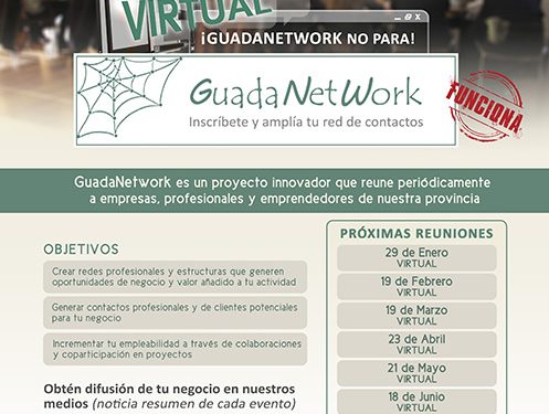 Guadanetwork prepara seis nuevos encuentros virtuales para el primer semestre de 2021