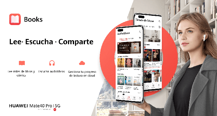 HUAWEI incorpora los audiolibros a su plataforma de lectura digital Huawei Libros