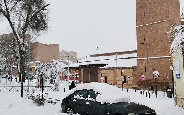 La nieve sigue dejando en Guadalajara estampas históricas…., pero empieza a ser peligroso