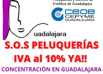 La Asociación de Peluquerías y Centros de Estética de Guadalajara se concentrará este miércoles para solicitar la bajada del IVA en el sector