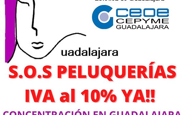La Asociación de Peluquerías y Centros de Estética de Guadalajara se concentrará este miércoles para solicitar la bajada del IVA en el sector