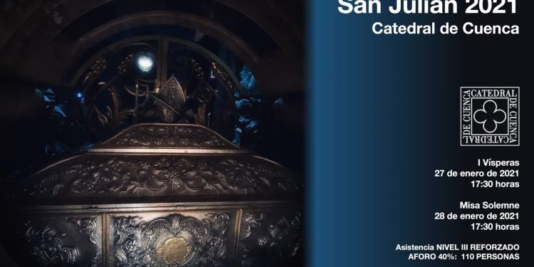 La Catedral de Cuenca acogerá el día de san Julián una misa a las 1730 horas con aforo limitado a 110 personas
