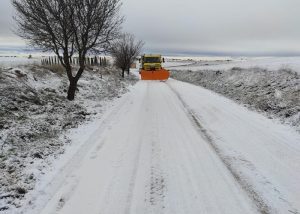 La Diputación de Guadalajara decreta el uso obligatorio de cadenas en 10 carreteras provinciales