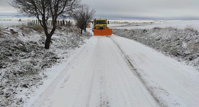 La Diputación de Guadalajara decreta el uso obligatorio de cadenas en 10 carreteras provinciales