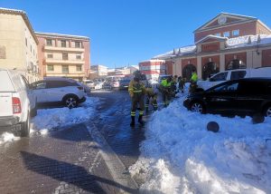La UME se despliega en Tarancón