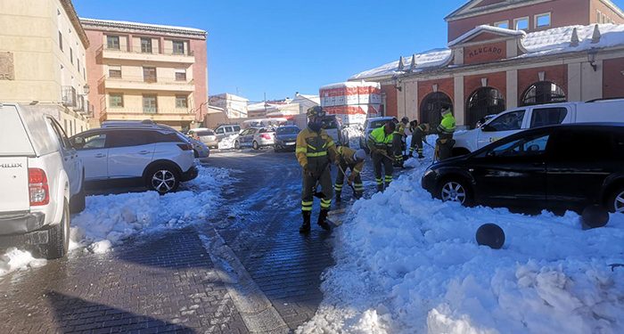 La UME se despliega en Tarancón