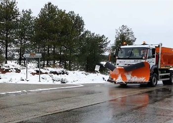 Las quitanieves de la Diputación de Guadalajara han actuado ya sobre 2.500 kilómetros de carreteras
