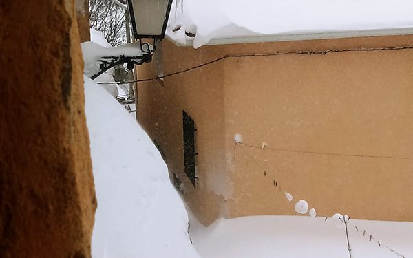 Nieve en Carrascosa de la Sierra