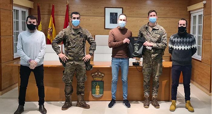 Salinas despide a los militares que ayudaron a Cabanillas tras «Filomena»