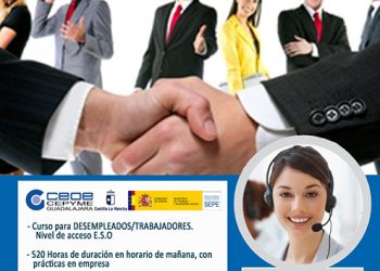 Últimas plazas para el curso online de actividades de venta de CEOE-Cepyme Guadalajara