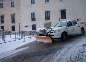 Voluntarios de Protección Civil de Cuenca también se han movilizado y colaboran con el Plan de Vialidad Invernal