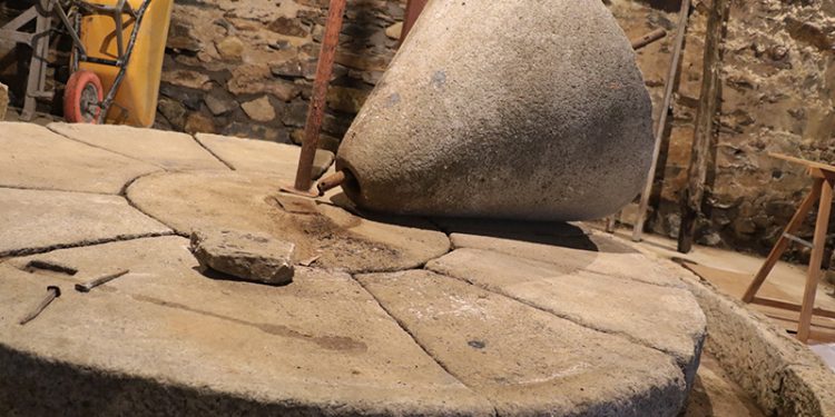 A punto de concluir la recuperación de la Almazara de Muriel