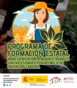 AMFAR recibe 600 solicitudes de mujeres rurales para tres cursos online