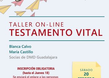 Cabanillas acoge un taller telemático sobre Testamento Vital, el sábado 20 de febrero