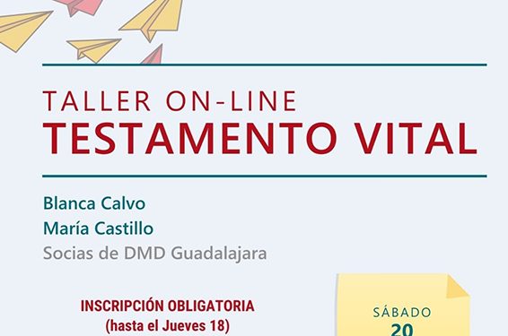 Cabanillas acoge un taller telemático sobre Testamento Vital, el sábado 20 de febrero 1 Cabanillas acoge un taller telemático sobre Testamento Vital, el sábado 20 de febrero