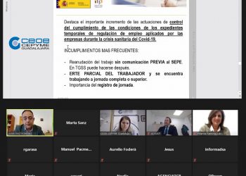 Éxito de participación en la Jornada sobre Novedades Legislativas en Materia Laboral organizada por CEOE-CEPYME Guadalajara