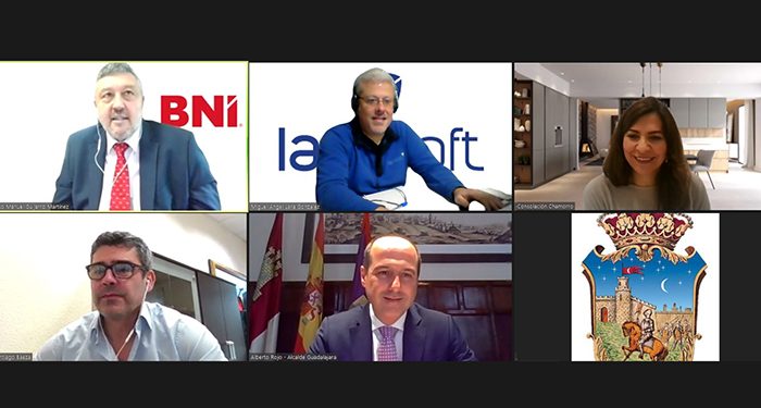 El alcalde se reúne con los dos grupos de empresarios de BNI en Guadalajara 1 El alcalde se reúne con los dos grupos de empresarios de BNI en Guadalajara