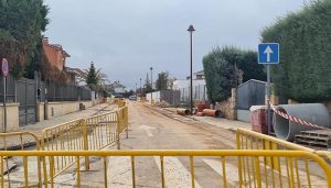 El Ayuntamiento de Cabanillas encara la recta final de las obras de renovación de colectores en la zona baja del municipio