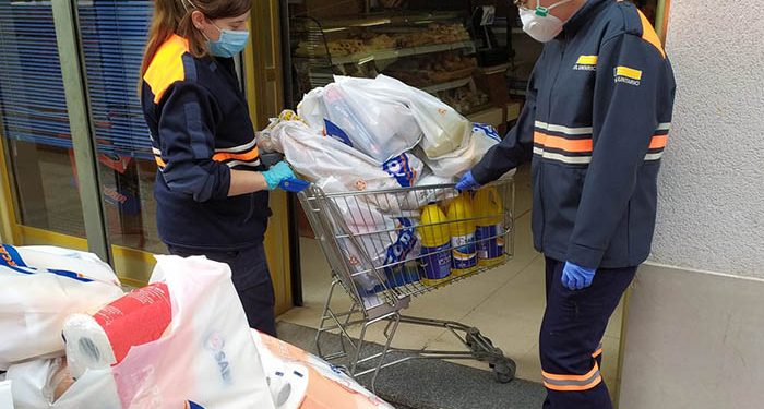 El Ayuntamiento de Tarancón continua con el proyecto ´Compras a domicilio´ en colaboración con Protección Civil y Supermercados CODI