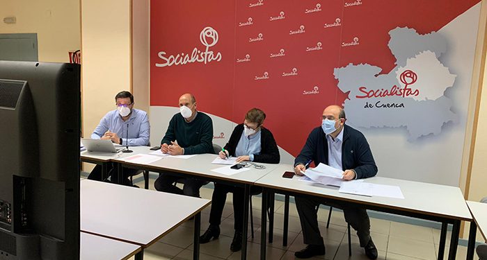 El PSOE de Cuenca analiza con los alcaldes y alcaldesas socialistas la situación de la pandemia y los proyectos de futuro