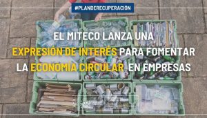 expresión de interés para fomentar la economía circular  en e