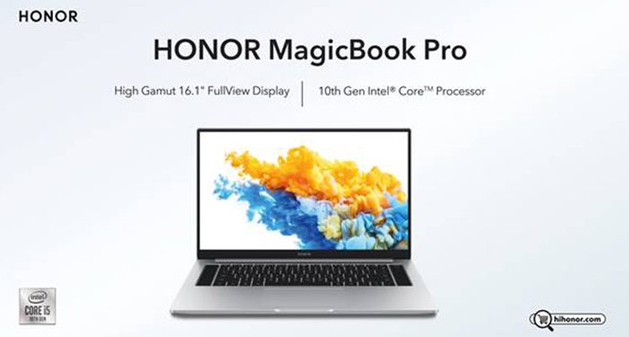 Honor lanza Honor MagicBook Pro con procesador Intel® Core™ de 10ª generación
