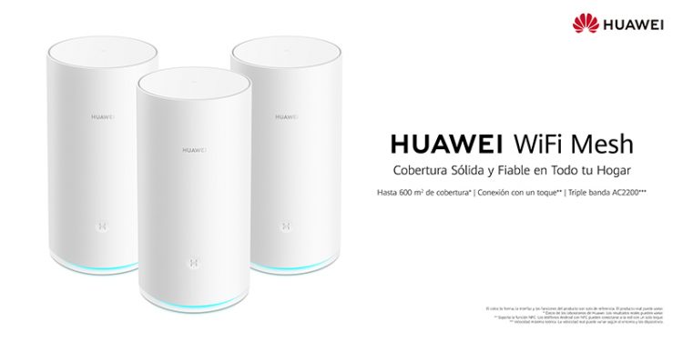 Huawei WiFi Mesh: el nuevo dispositivo router de Huawei con tecnología de malla para garantizar la mejor conexión en tu hogar 1 Huawei WiFi Mesh