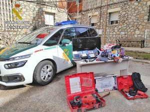 La Guardia Civil detiene a una persona e investiga a otras dos  por un robo en una vivienda en la urbanización “Nueva Sierra” de Albalate de Zorita