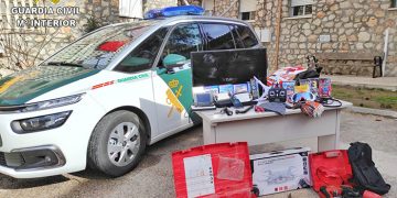 La Guardia Civil detiene a una persona e investiga a otras dos por un robo en una vivienda en la urbanización “Nueva Sierra” de Albalate de Zorita