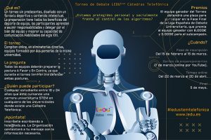 Estudiantes STEM de la Universidad de Castilla-La Mancha podrán participar en eI I Torneo Virtual de Debate LEDUStem Cátedras Telefónica    